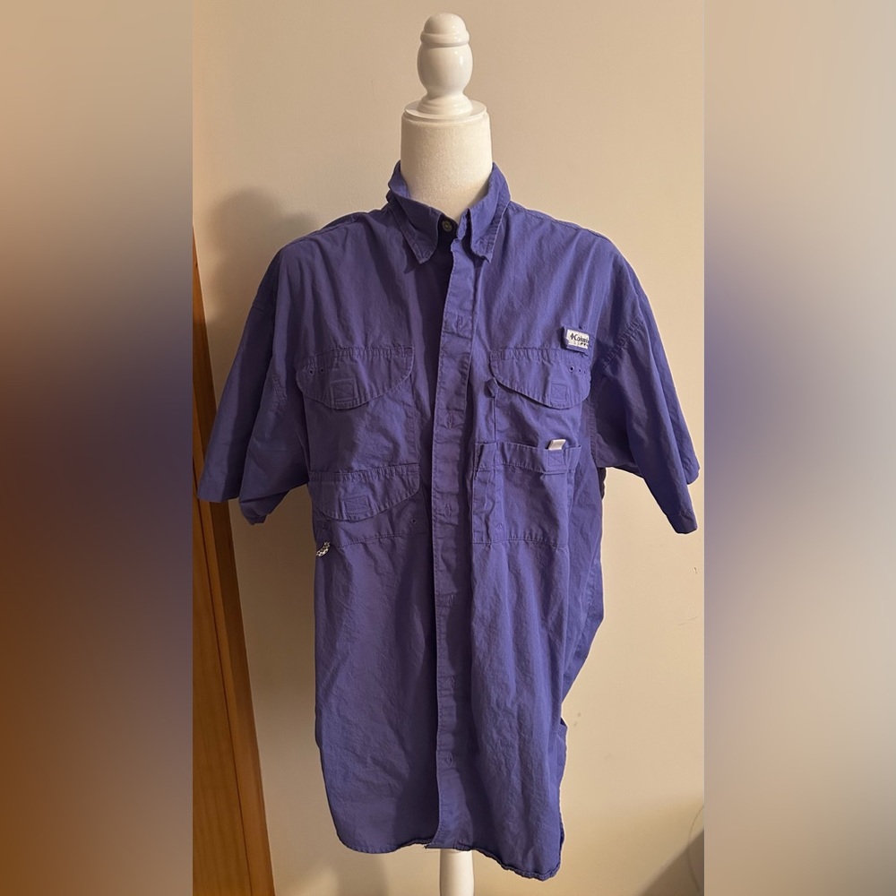 COLUMBIA Cargo Button Down Shirt